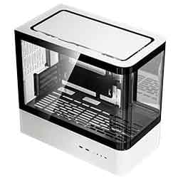 Gabinete Gamer darkFlash HM1 Art Ultra Micro ATX - Branco