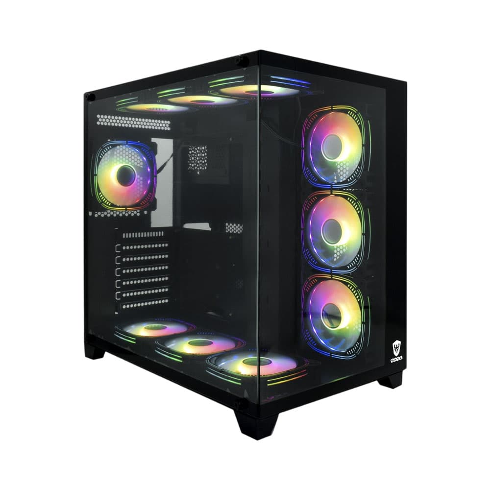 Gabinete Gamer Sate K898 10 Fans Preto