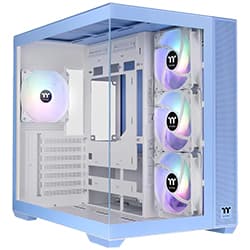 Gabinete Gamer Thermaltake View 380 Tg Argb Hydrangea Blue Edition Mid Tower