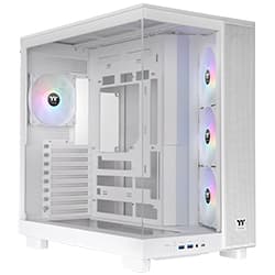 Gabinete Gamer Thermaltake View 380 Xl Tg Argb Mid Tower Snow