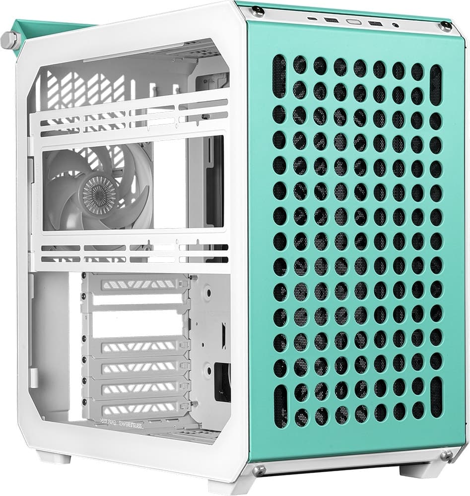 Gabinete Cooler Master Qube 500 Flatpack Dgnn-S00 Menta/Rosa/Creme (Sem Fonte)