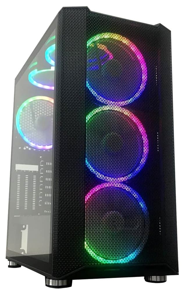 Gabinete Gaming Satellite K880 Preto (Sem Fonte)