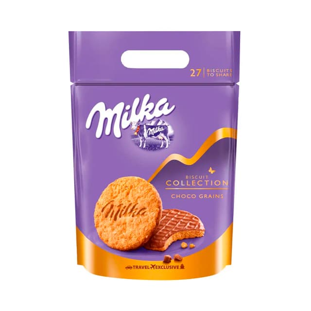 Galletita Multi Grano com Chocolate Milka 378GR