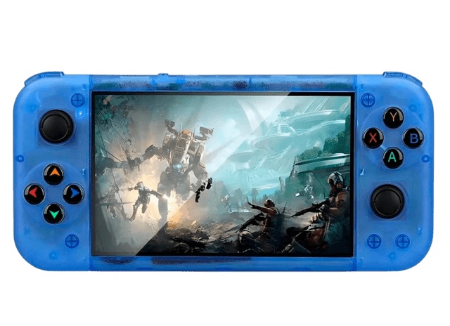 Game Portátil 5.0" RG50XX 64GB 15000JOGOS Blue Trasnparent