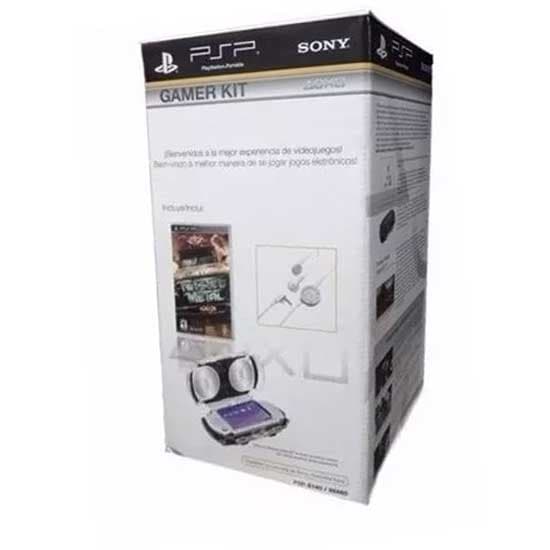Kit Gamer Psp com Jogo, Case e Fone