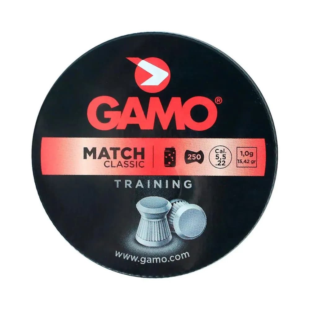 Balas Gamo Match Classic 250 Unidades Cal.5.5
