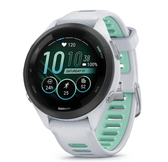 Relógio Garmin Forerunner 265S Music 41.7Mm Whitestone/Neo Tropic