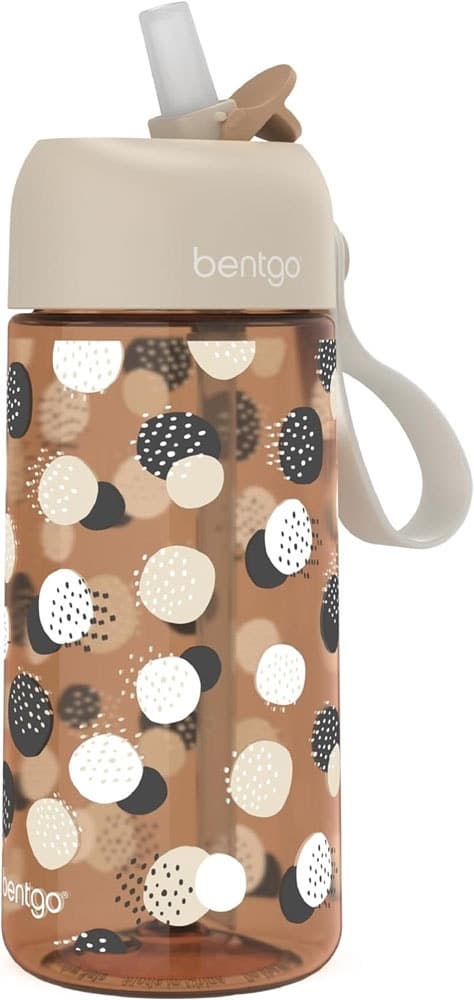 Garrafa de Água Bentgo Kids Bgkdwb1-Dot Marrom
