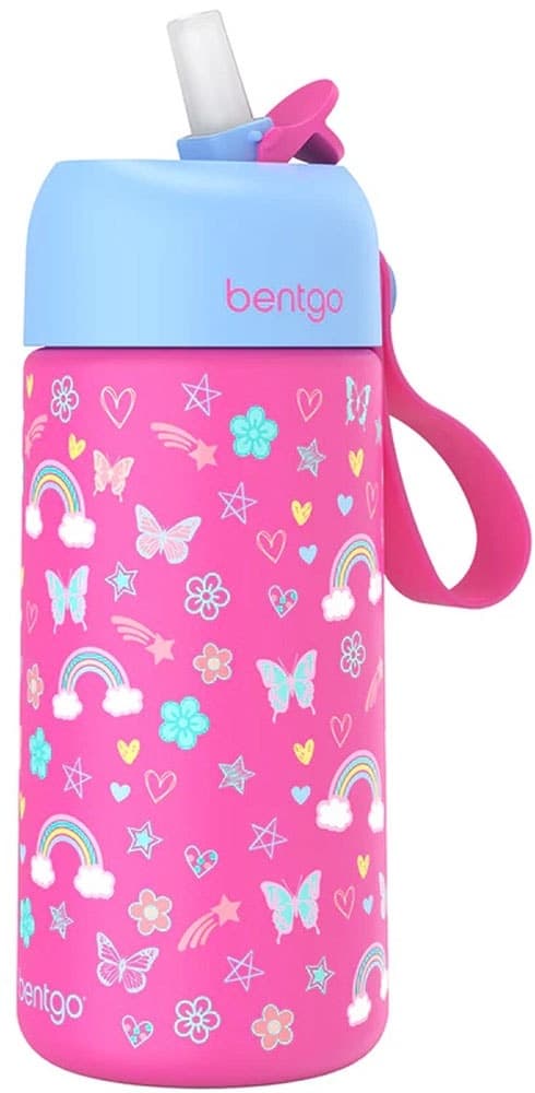 Garrafa de Água Bentgo Kids Rainbows And Butterflies
