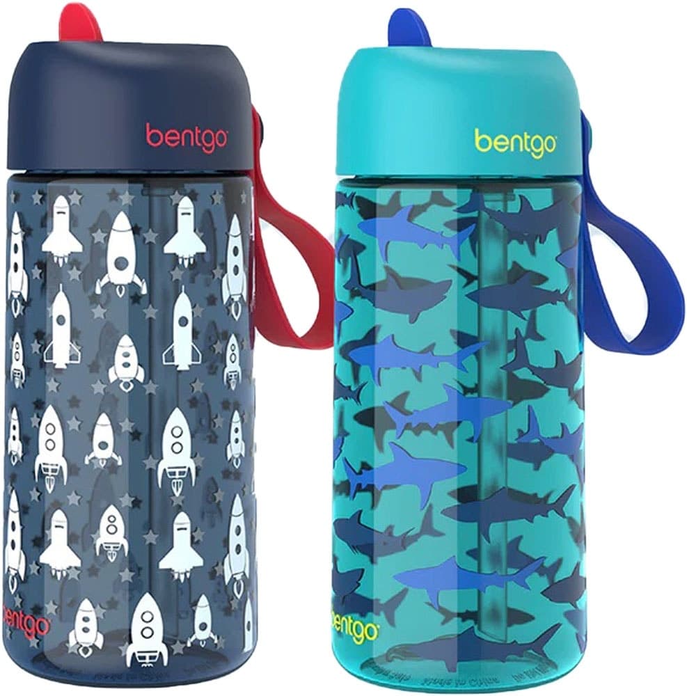Garrafa de Água Bentgo Kids Shark And Rocket - Bgkdwb2-3 2U
