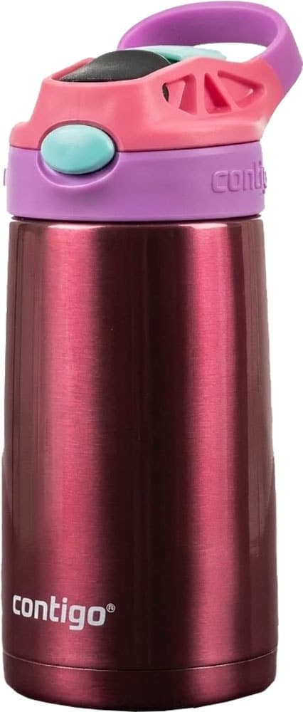 Garrafa Térmica Contigo Aubrey Kids 384mL Azalea Pansy