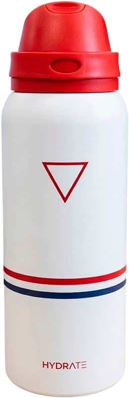 Garrafa Térmica Hydrate Albirroja Fan Stripes Edition 2 Em 1 - 915mL