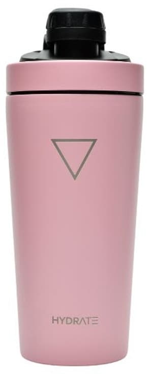 Garrafa Térmica Hydrate Shake & Go Rosa Pastel - 591mL