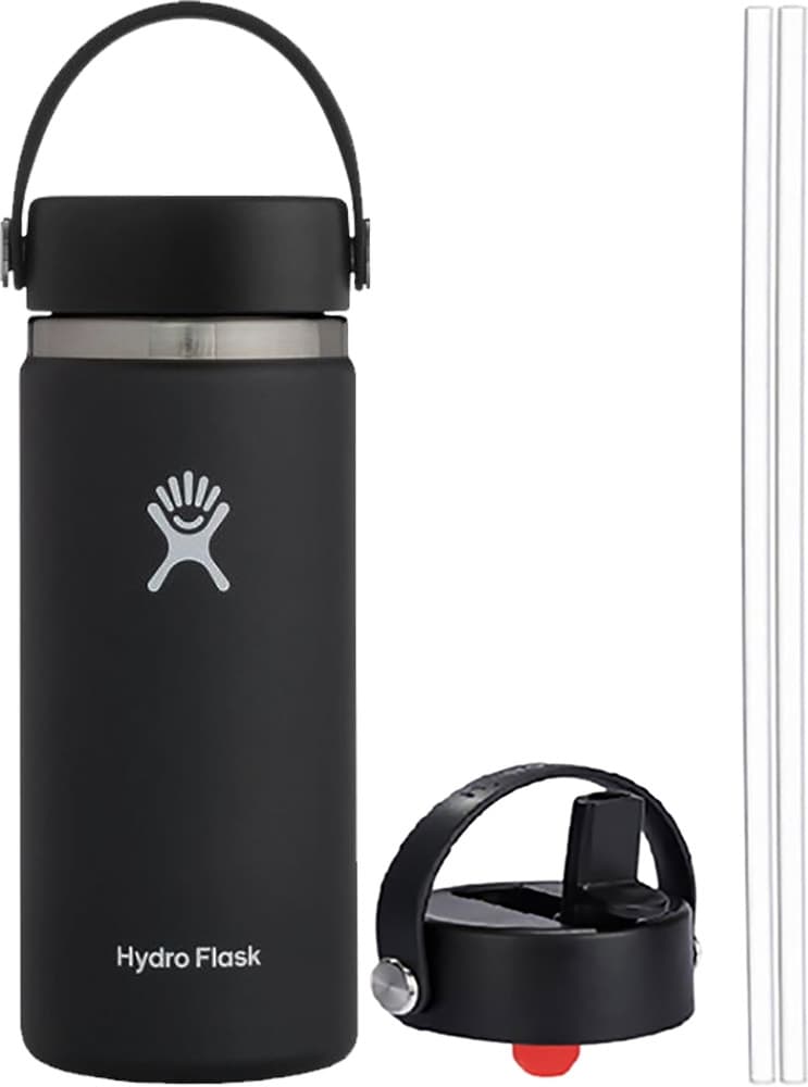 Garrafa Térmica Hydro Flask 473mL + Tampa Wsf001 - Preta