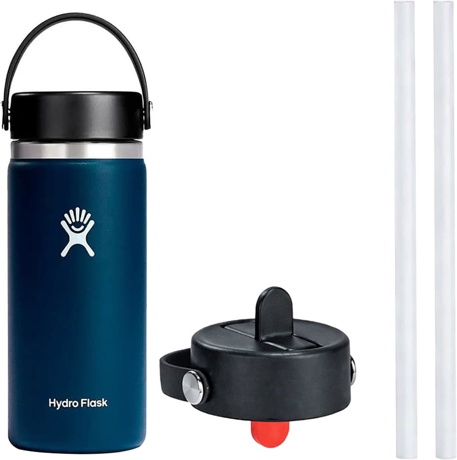 Garrafa Térmica Hydro Flask W16BTS464 473mL + Tampa Wfs001 - Indigo