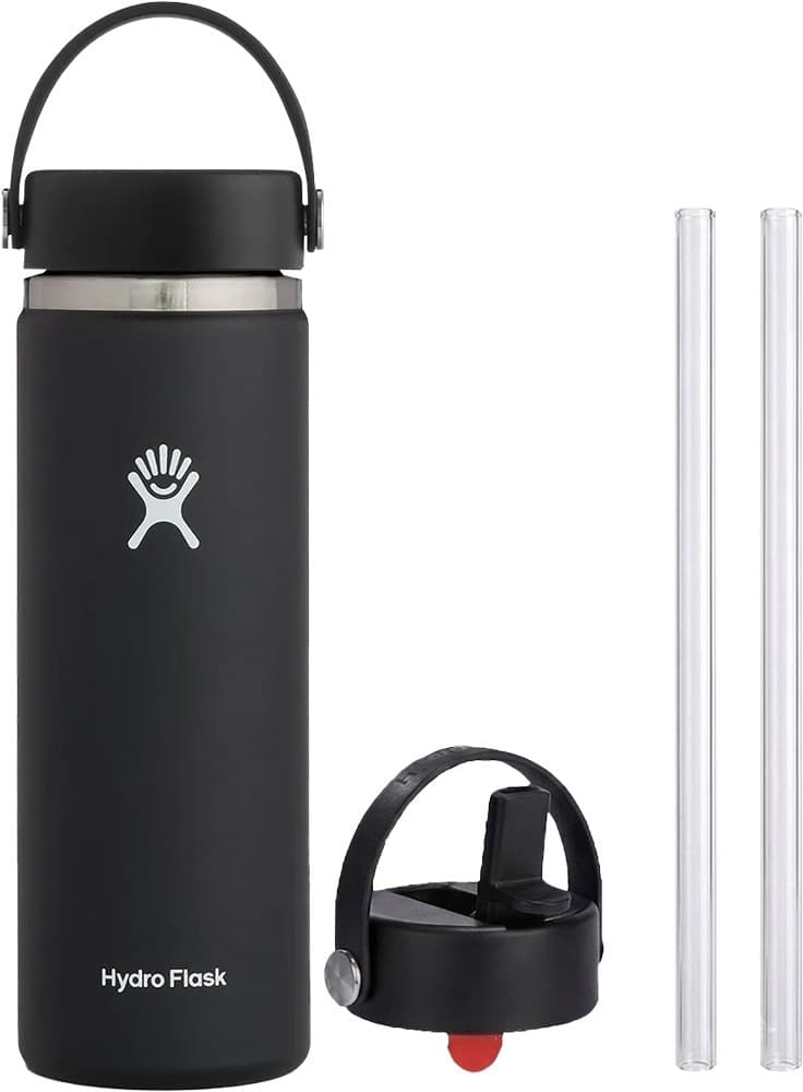 Garrafa Térmica Hydro Flask W20BTS001 591mL + Tampa Wfs001 - Preto