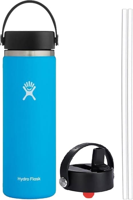 Garrafa Térmica Hydro Flask W20BTS415 591mL + Tampa Wfs001 - Azul Claro