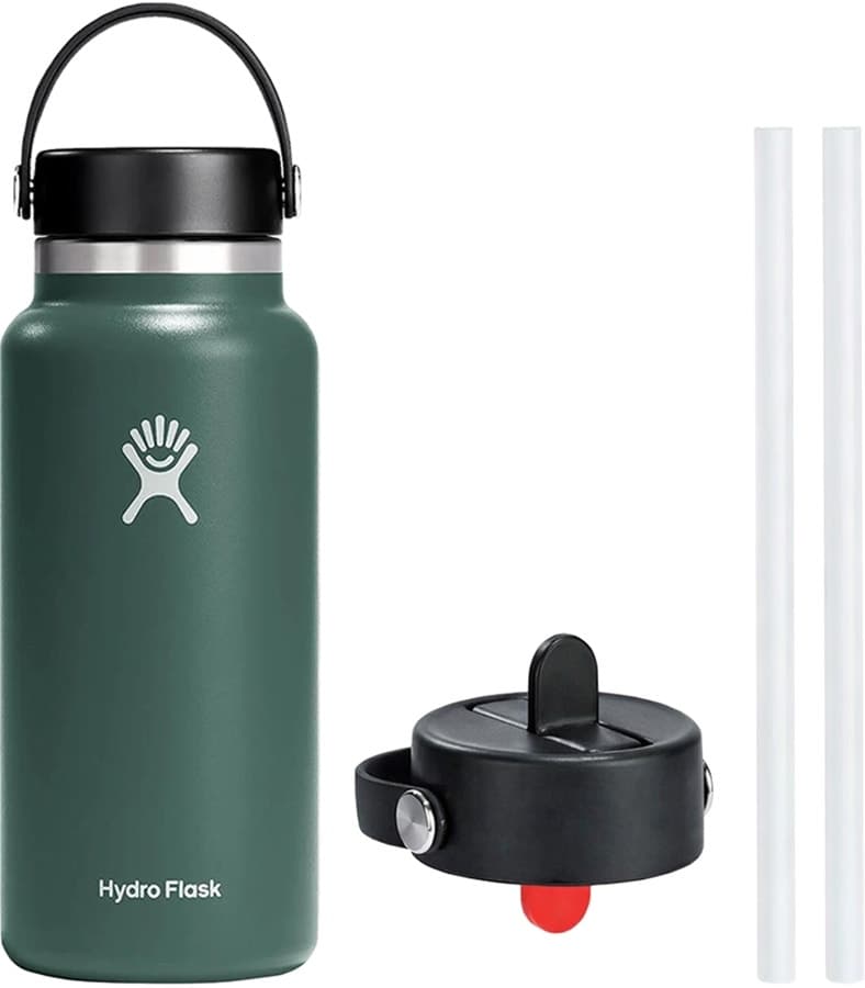 Garrafa Térmica Hydro Flask W32BTS332 946mL + Tampa Wfs001 - Verde Militar