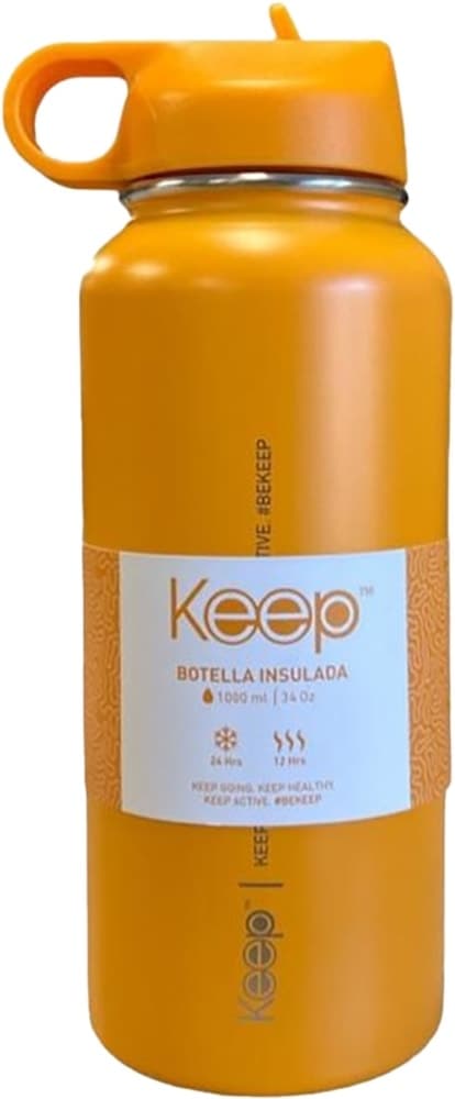 Garrafa Térmica Keep Isolada 1000mL Laranja