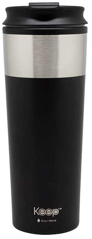 Garrafa Térmica Keep Metalico 450mL Preto