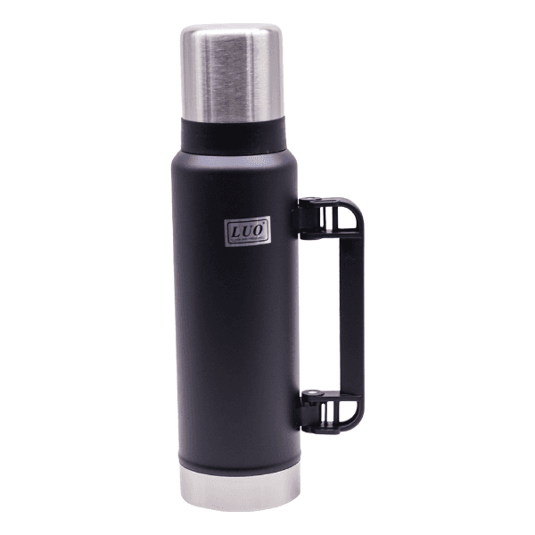Garrafa Térmica Luo Lu-4737 1.3 Litros Aço Inoxidável Preto
