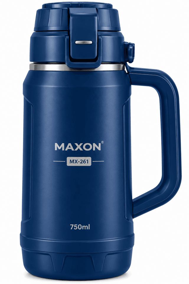 Garrafa Térmica Maxon Mx-261 750ml Azul Escuro