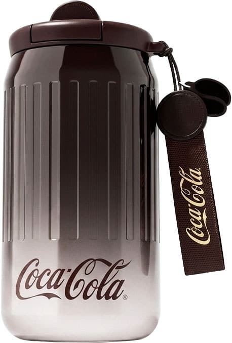 Garrafa Térmica Nonoo Coca Cola 450mL Marrom