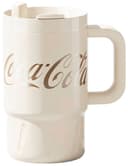 Anúncio: Garrafa Térmica Nonoo Coca Cola NS800B1 800mL - Creme/ Dourado