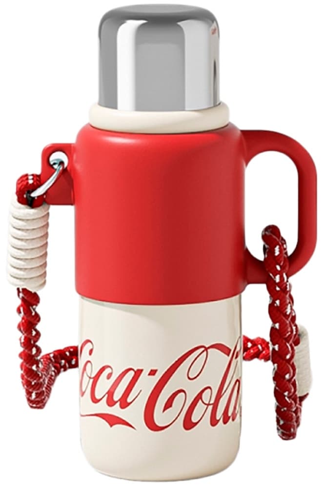 Garrafa Térmica Nonoo Coca Cola NS970H1 970mL - Vermelho/Branco