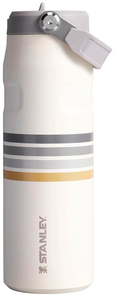 Garrafa Térmica Stanley Aerolight Varsity Flip 2.0 710mL Cream Ash Stripe