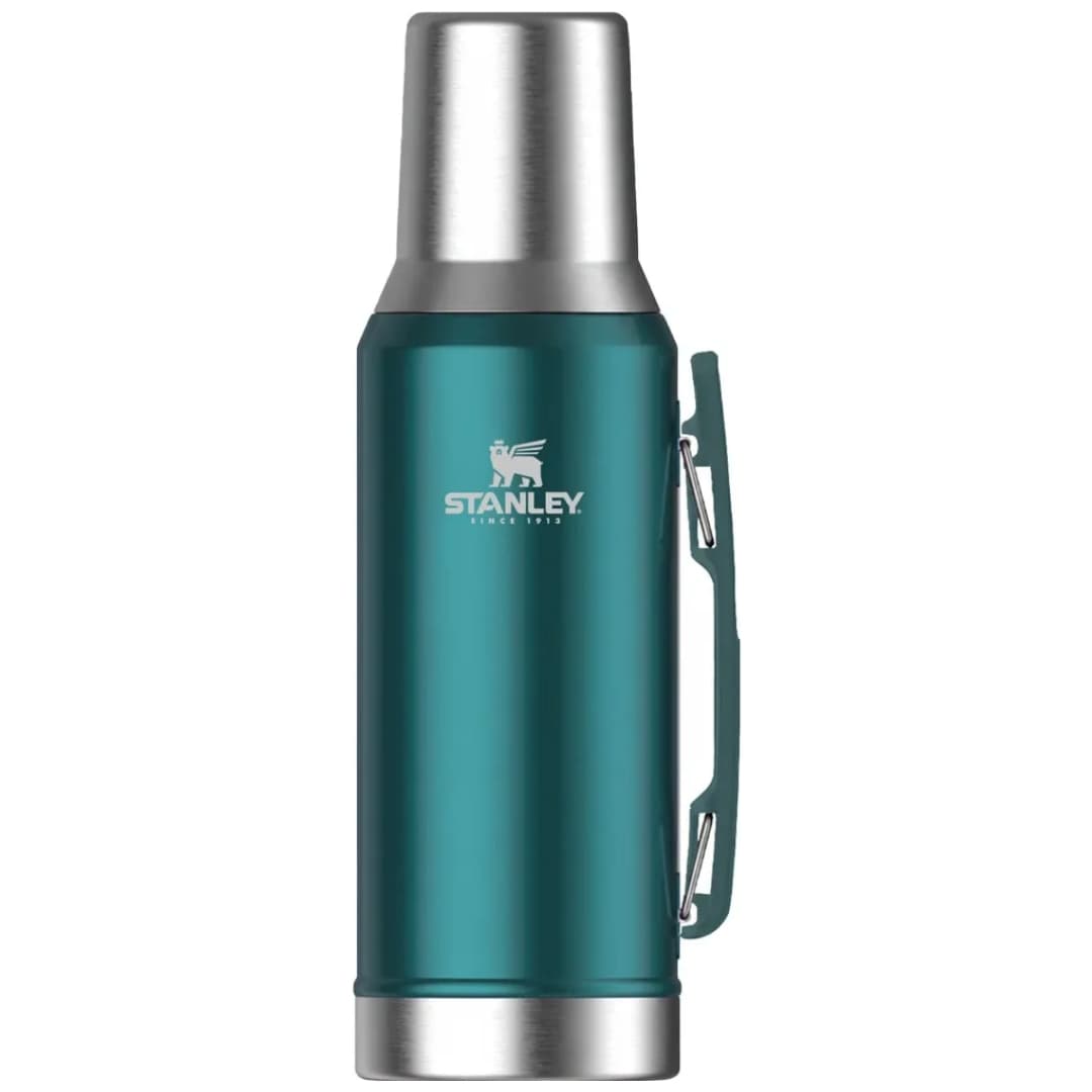 Garrafa Térmica Stanley Classic The High Precision Flow Mate System 1.2L Marina Shine