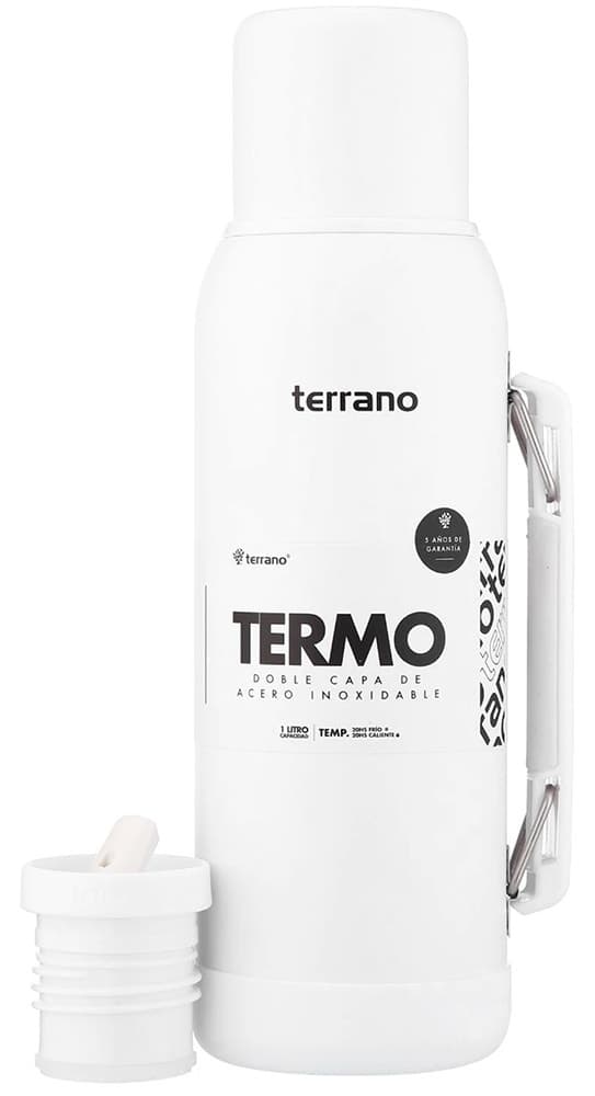 Garrafa Térmica Terrano 1L - Branco