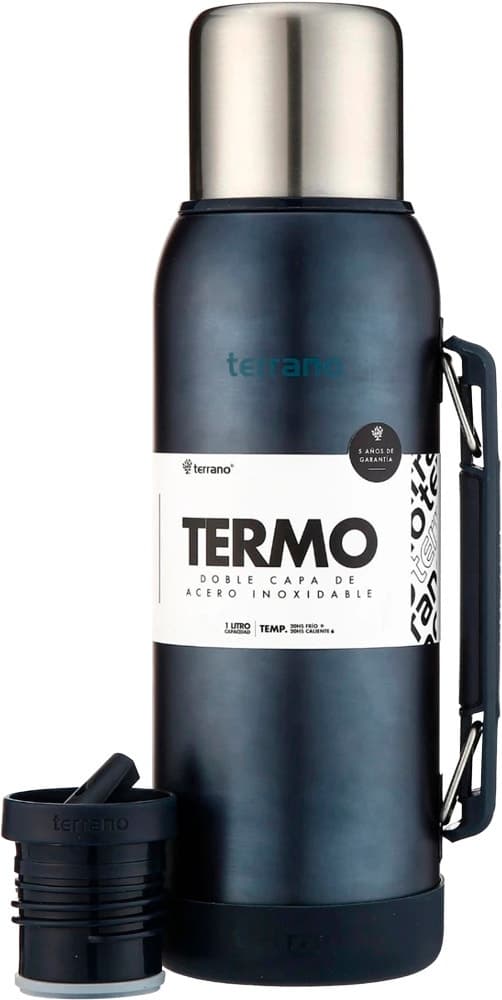 Garrafa Térmica Terrano 1L Classic 2028485 - Azul Metal