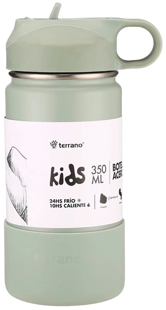Garrafa Térmica Terrano Kids 350mL Oliva