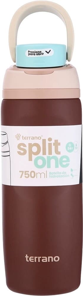 Garrafa Térmica Terrano Split One 750mL Marrom