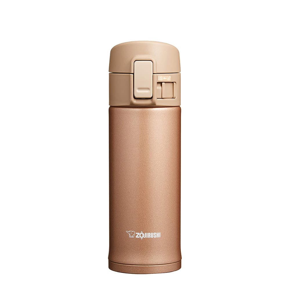 Garrafa Térmica Zojirushi Sm-KC36NM Inox 360ml Rosa Dourado