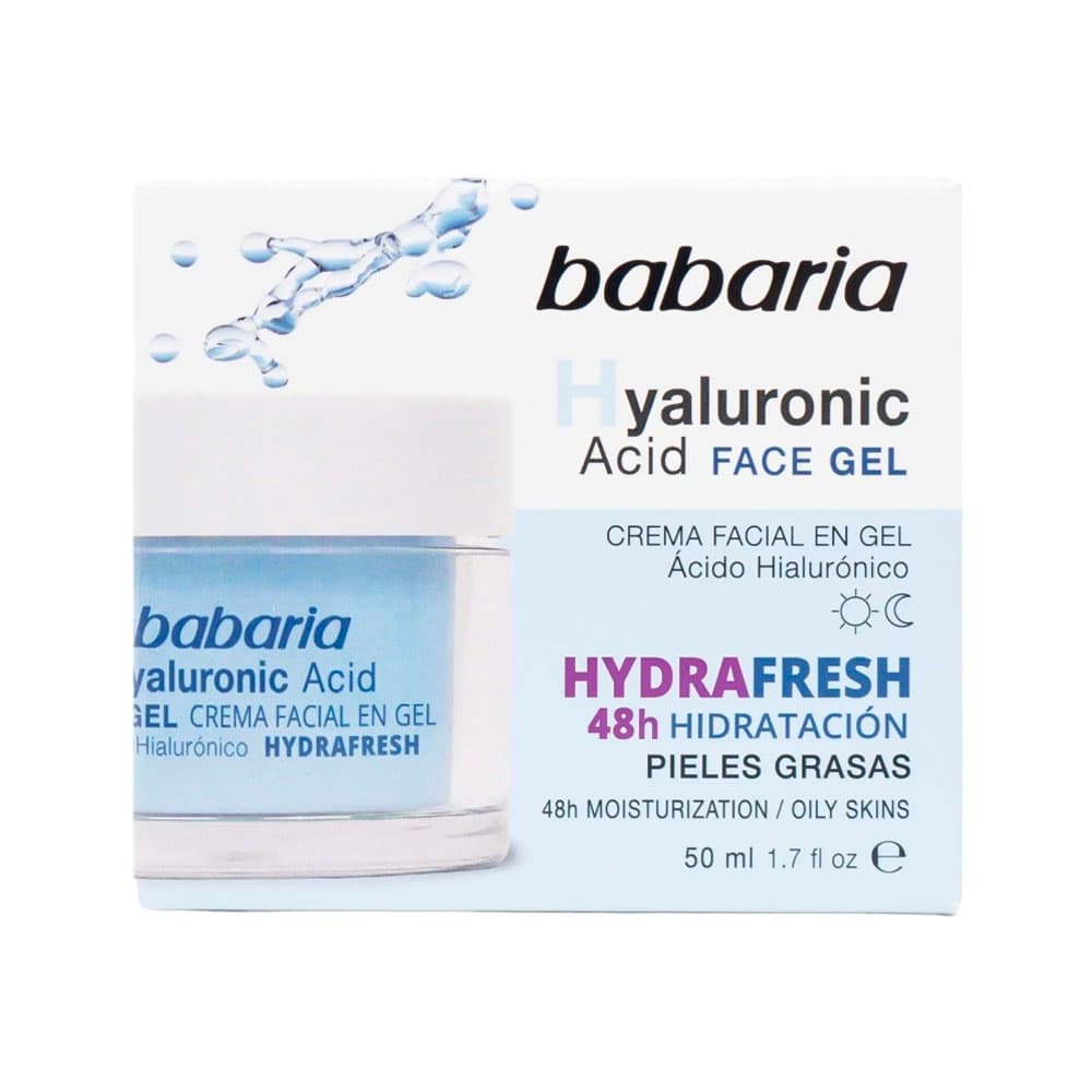 Gel Facial Babaria Hyaluronic Acid HydraFresh 50ml