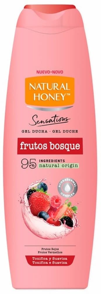 Gel de Banho Natural Honey Frutos do Bosque Tonifica e Maciez - 650mL