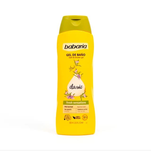 Gel de Banho Babaria Classic 600ml