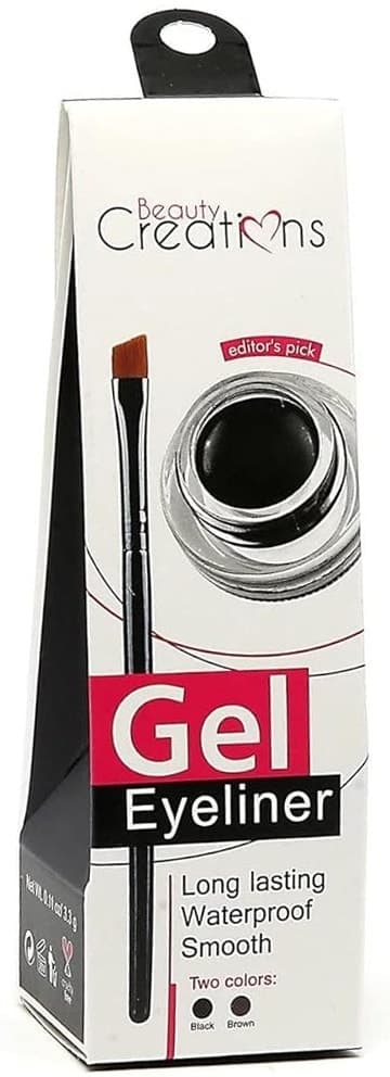 Gel Delineador Beauty Creations Long Lasting Black - 3.3G