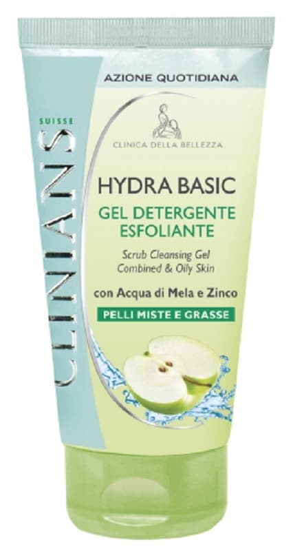 Gel Esfoliante Clinians Hydra Basic com Água de Maçã e Zinco 150ml