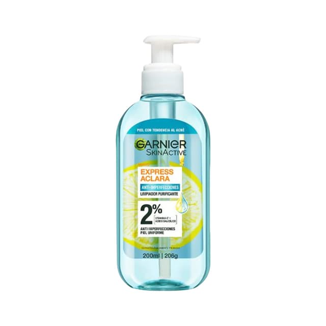 Gel de Limpeza Garnier Express Aclara Anti-Imperfecciones 200ml