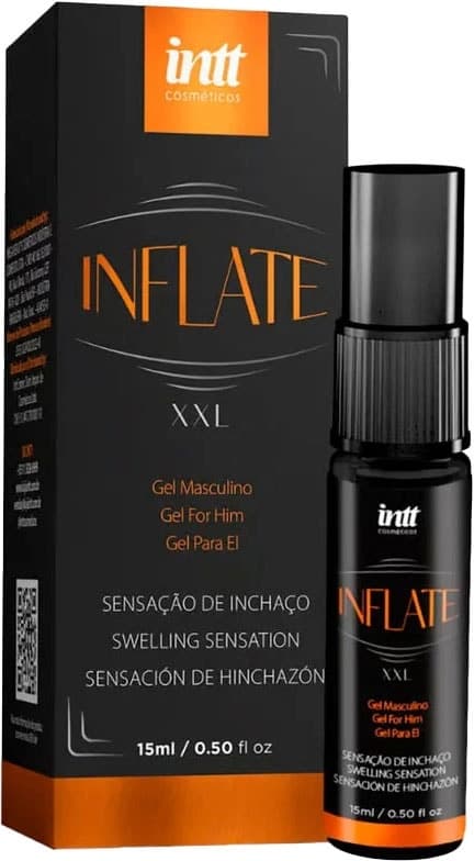 Gel para Massagem Masculino Intt Inflate Spray 15mL