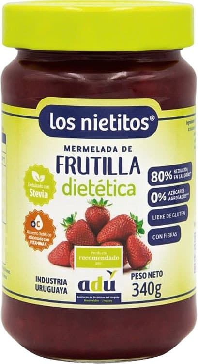 Geleia Diet Morango Los Nietitos 340G