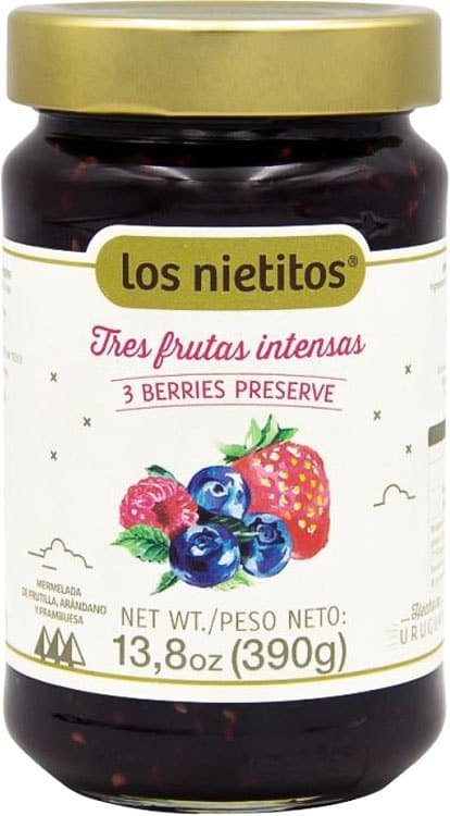 Geleia Los Nietitos Três Frutas Intensas 390G