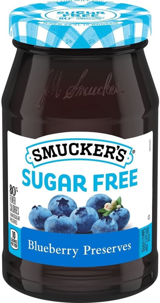 Geleia Smuckers Sugar Free Blueberry Preserves - 361G