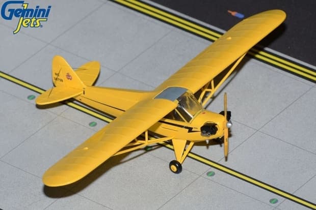 Avião Gemini Jets Piper J-3 Cub Ggpip015