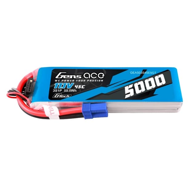 Gens Ace 11.1V 5000mAh 45C 3S G-Tech Ec5