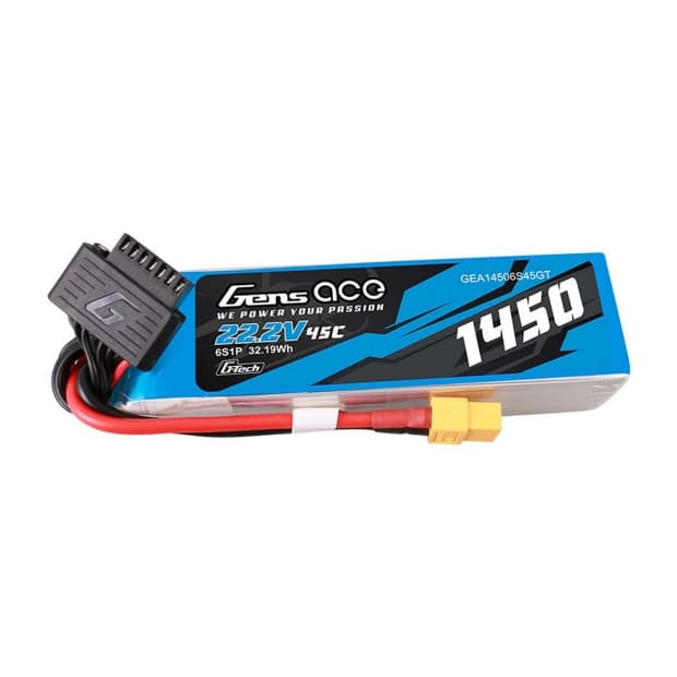 Gens Ace G-Tech Xt60 22.2V 1450mAh 45C 6S