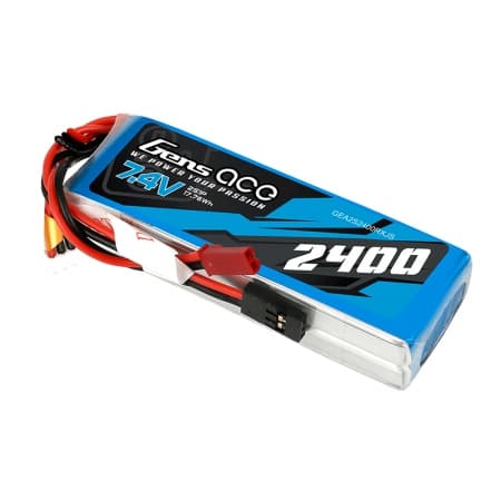 Gens Ace 7.4V 2S Lipo Jst-Syp Plug (Futaba)